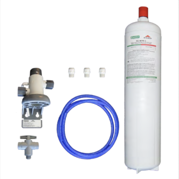 Shows the filter along with components included in package.